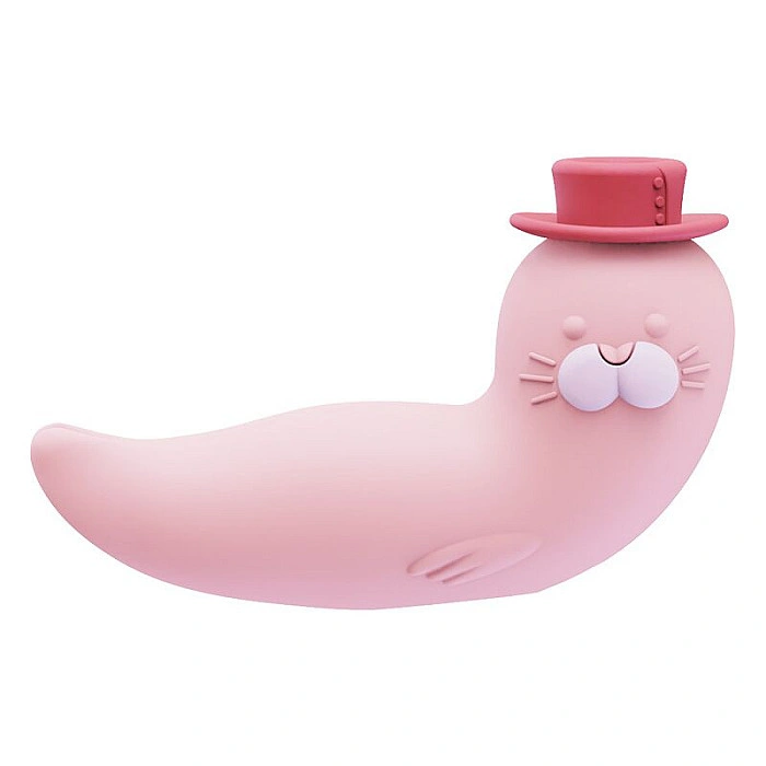 Вакуумный вибратор KISSTOY Franky Pink