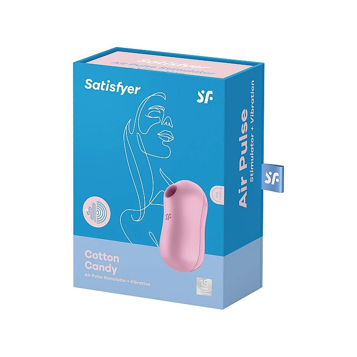 Вакуумный стимулятор с вибрацией Satisfyer Cotton Candy Lilac