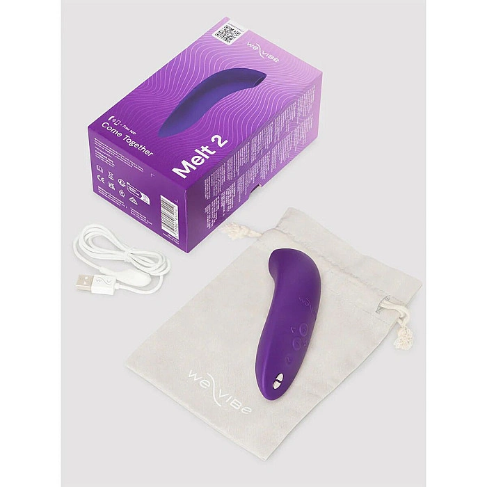 Вакуумный смарт-стимулятор для пар We-Vibe Melt 2 Purple