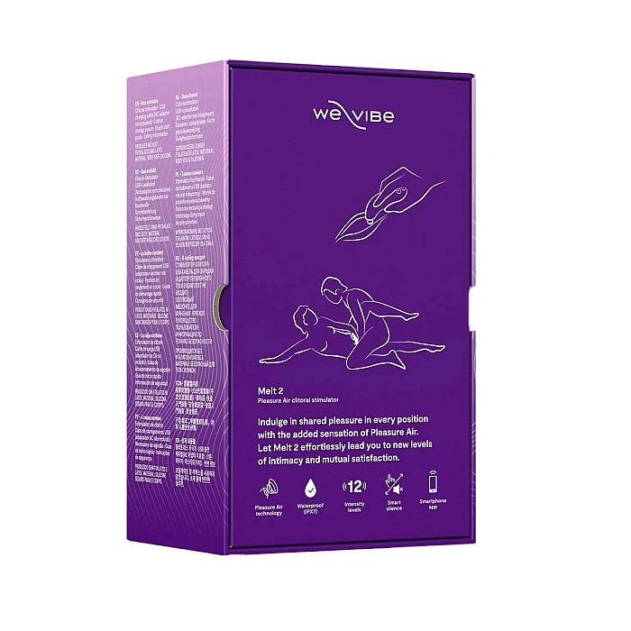 Вакуумный смарт-стимулятор для пар We-Vibe Melt 2 Purple