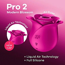 Вакуумный клиторальный стимулятор Satisfyer Pro 2 Modern Blossom, технология Liquid Air