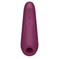 Вакуумный клиторальный стимулятор Satisfyer Curvy 1+ Rose Red с управлением через интернет