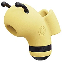 Вакуумный стимулятор с микротоками KISSTOY Beebe Yellow, на палец
