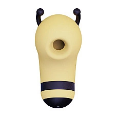 Вакуумний стимулятор із мікрострумами CuteVibe Beebe Yellow, на палець