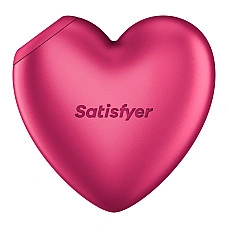 Вакуумный стимулятор-сердечко с вибрацией Satisfyer Cutie Heart Battery Series