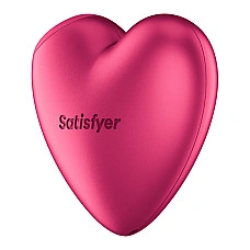 Вакуумный стимулятор-сердечко с вибрацией Satisfyer Cutie Heart Battery Series