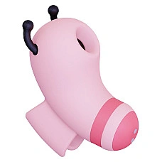 Вакуумний стимулятор із мікрострумами CuteVibe Beebe Pink, на палець