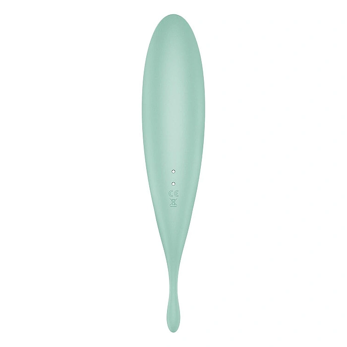 Смарт-вибратор для клитора с вакуумной стимуляцией Satisfyer Twirling Pro+ Mint