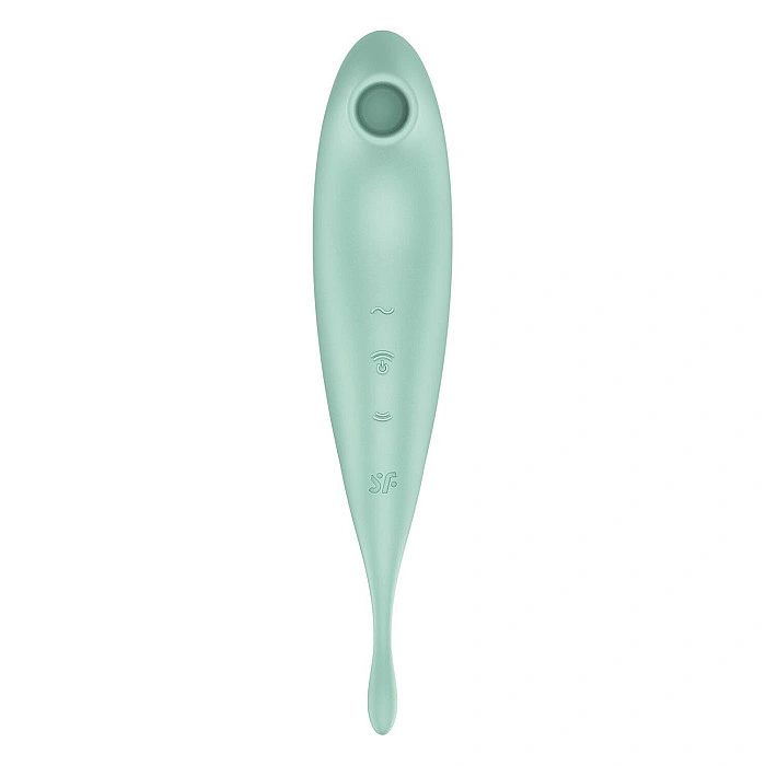 Смарт-вибратор для клитора с вакуумной стимуляцией Satisfyer Twirling Pro+ Mint
