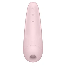 Вакуумный клиторальный стимулятор Satisfyer Curvy 2+ Pink с управлением через интернет
