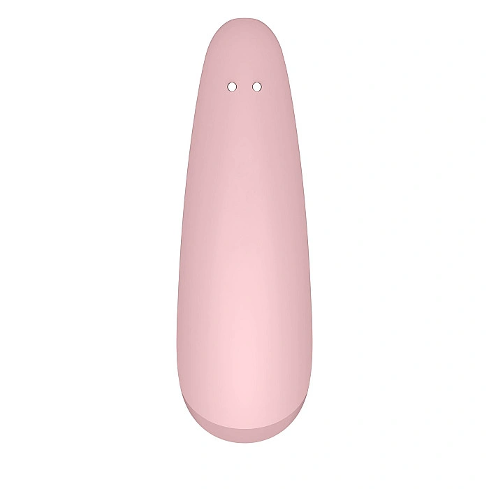 Вакуумный клиторальный стимулятор Satisfyer Curvy 2+ Pink с управлением через интернет