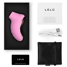 Звуковой стимулятор клитора LELO SONA 2 Travel Pink, тревел-версия, 12 режимов
