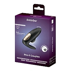 Вакуумный вибратор для пар Satisfyer Pro 4 Couples Battery Series, подходит для секса в паре