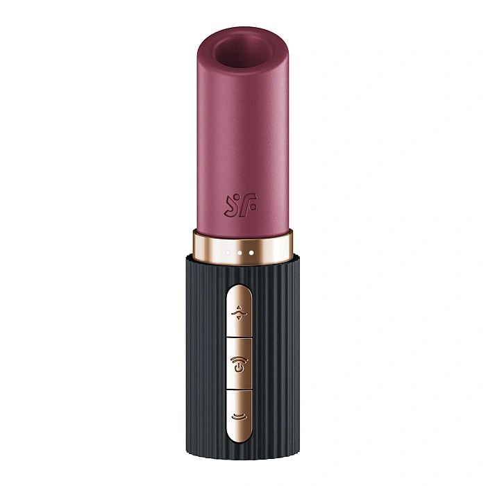 Вакуумный стимулятор Satisfyer Deep Kiss, магнитная технология 3D Air Pulse, 30 режимов, крышечка