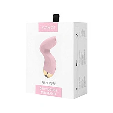 Вакуумный клиторальный стимулятор Svakom Pulse Pure Pale Pink, 5 режимов, 5 интенсивностей в каждом