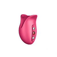 Вакуумный стимулятор Fun Factory Belle Raspberry, 11 режимов работы, перезаряжаемый
