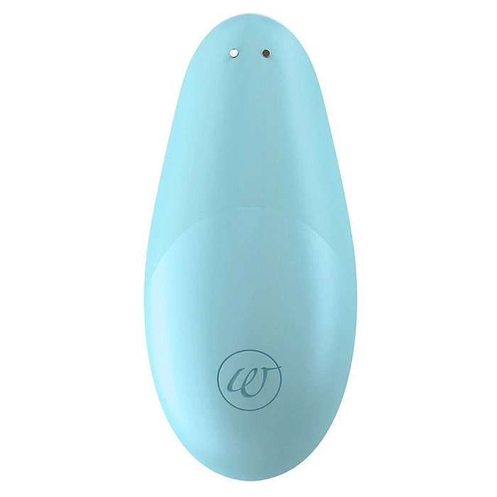Вакуумный клиторальный стимулятор Womanizer Liberty Blue, магнитная крышка, 2 насадки