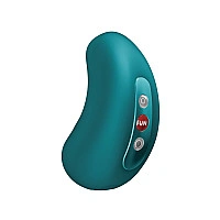 Вакуумный стимулятор с вибрацией Fun Factory Cherie Bottle Green, 11 + 12 режимов работы, перезаряжаемый