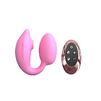 Виброяйцо с вакуумной клиторальной стимуляцией Love To Love Wonderlover PINK PASSION