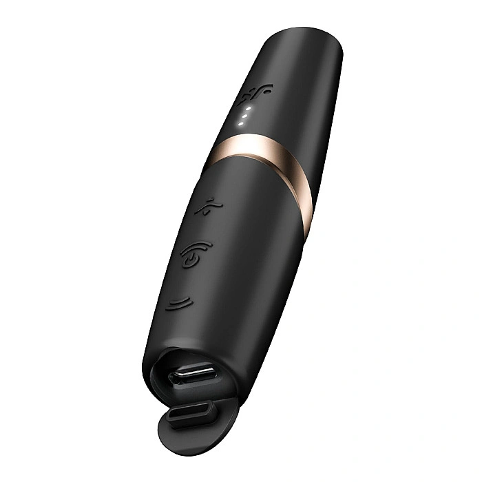 Вакуумный стимулятор Satisfyer Perfect Kiss, магнитная технология 3D Air Pulse, 30 режимов работы