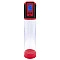 Автоматическая вакуумная помпа Men Powerup Passion Pump Red, LED-табло, перезаряжаемая, 8 режимов