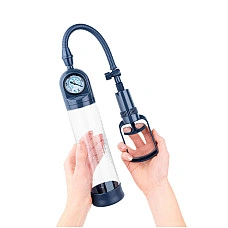 Вакуумная помпа для пениса Boners Penispump With Pressure Gauge