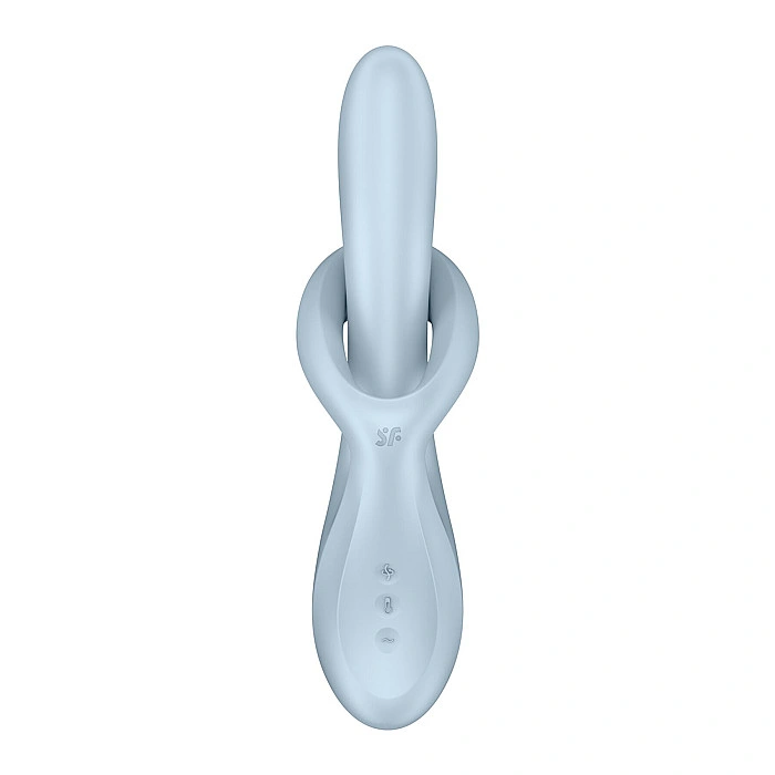 Вибратор с ротацией Satisfyer Heat Flex 4 Blue, подогрев до 39°C