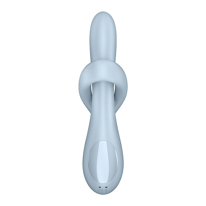 Вибратор с ротацией Satisfyer Heat Flex 4 Blue, подогрев до 39°C