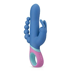 Вібратор-кролик з ротацією и анальним стимулятором PMV20 Vice - Double Vibrator