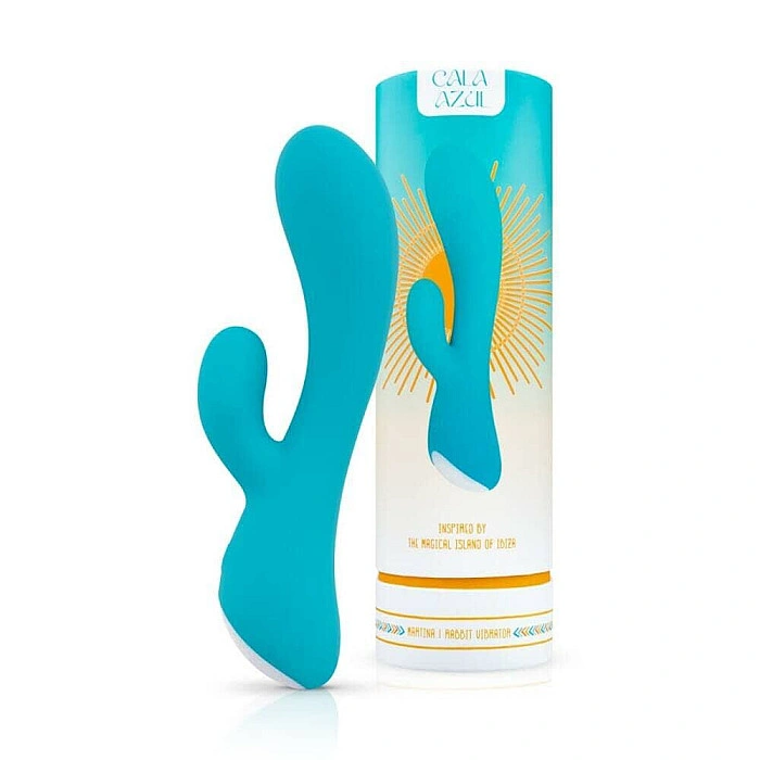 Вибратор-кролик Cala Azul – Martina Rabbit Vibrator, эргономичная форма, 10 режимов