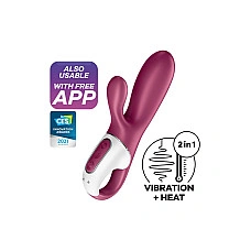 Смарт вібратор кролик із підігрівом Satisfyer Hot Bunny
