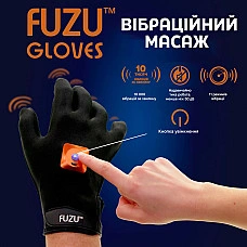 Віброрукавичка (права) FUZU Gloves Vibrating Massage Right Hand, 11 режимів