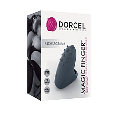 Вибратор на палец Dorcel MAGIC FINGER Black перезаряжаемый, 3 режима работы