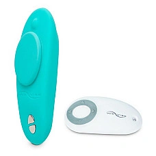 Смарт-вибратор в трусики We-Vibe Moxie Aqua с пультом ДУ