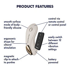 Вибратор в трусики Satisfyer Little Secret Battery Series с пультом ДУ