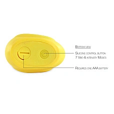 Вибромассажер уточка I Rub My Duckie - Classic Yellow v2.0, скромняжка