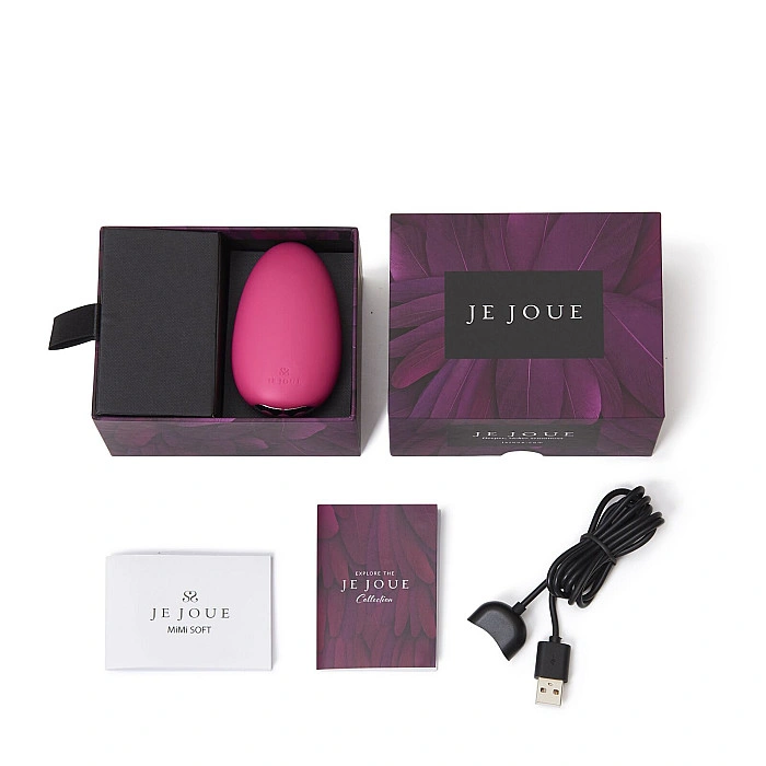Премиум вибростимулятор Je Joue Mimi Soft Fuchsia, мягкий, очень глубокая вибрациия, 12 режимов
