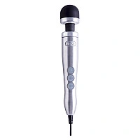 Вибромассажер DOXY Die Cast 3 Silver (Satin), очень мощный, питание 220В, металлический корпус