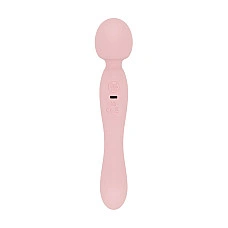 Вібромасажер Good Vibes Only - SIMI Double-Sided Wand Vibrator Soft Silicone - Pink