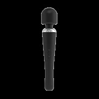 Мощный вибромассажер Dorcel Megawand Black перезаряжаемый, 160 режимов