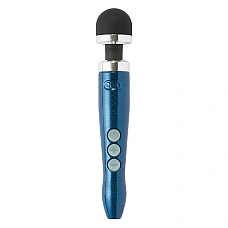 Вибромассажер DOXY Die Cast 3R - Blue Flame, очень мощный, перезаряжаемый, металлический корпус