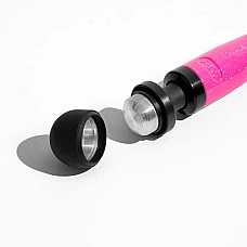 Вібромасажер DOXY Die Cast 3 Hot Pink, дуже потужний, живлення 220В, металевий корпус