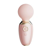Смарт-вибромассажер Zalo – AVA Sakura Pink, 8 режимов, подогрев, очень мощный и компактный