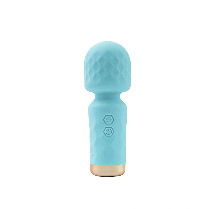 Вібромасажер M’Lady Mini Vibrating Wand Teal