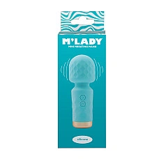 Вібромасажер M’Lady Mini Vibrating Wand Teal
