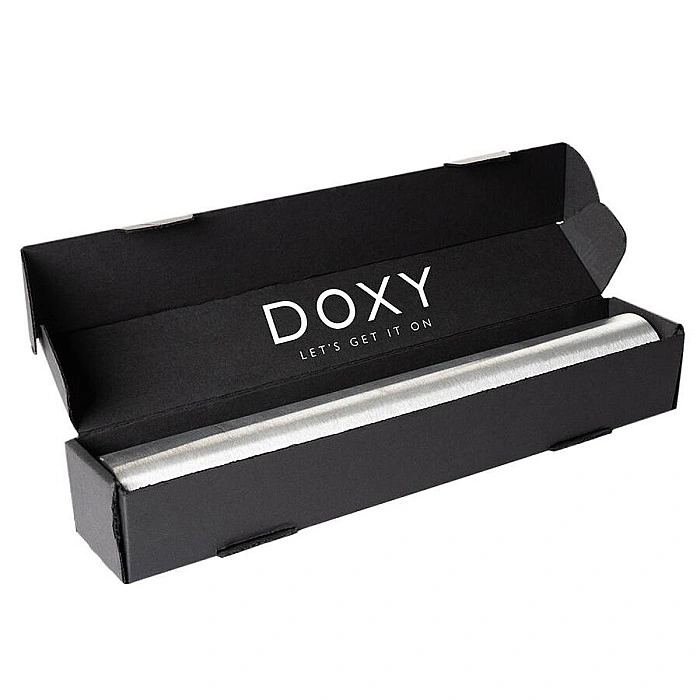 Вибромассажер DOXY Die Cast 3R - Matte Black, очень мощный, перезаряжаемый, металлический корпус