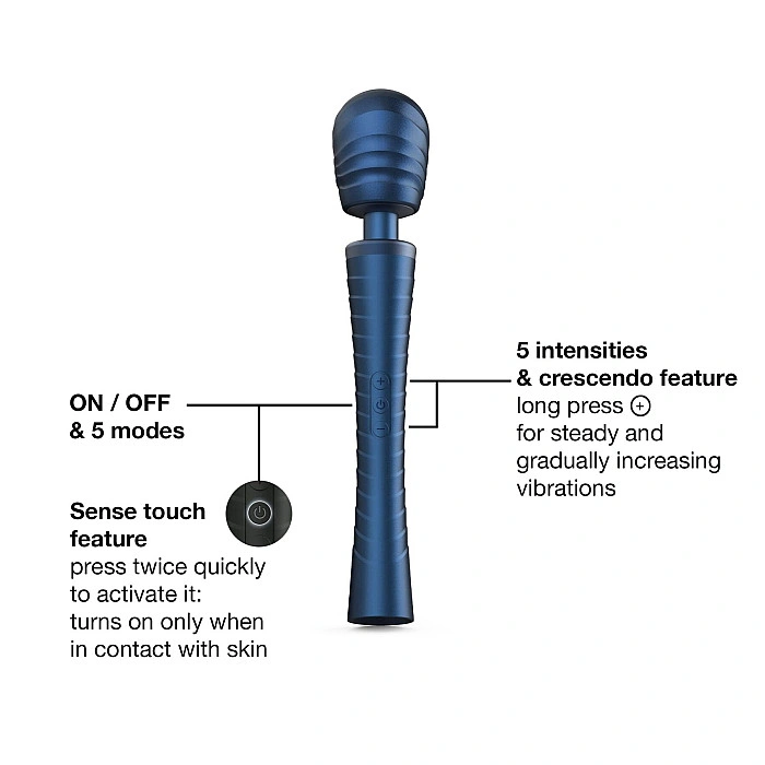 Вибромассажер Manwan MAN.WAND EDGY Stellar Blue