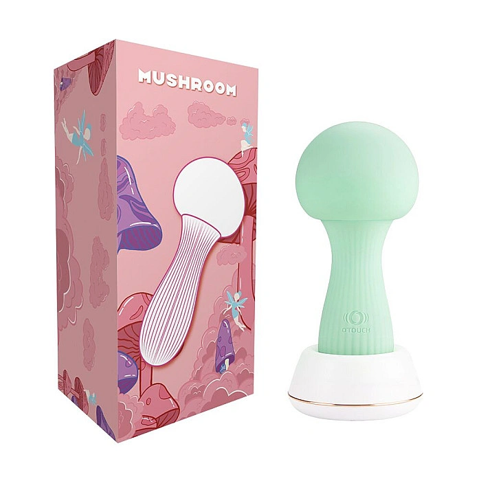 Вибромассажер Otouch MUSHROOM Teal, 7 режимов, функция ночника, технология «старт-стоп»