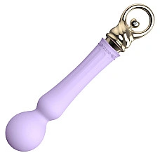 Вібромасажер із підігрівом Zalo Sweet Magic - Confidence Wand Fantasy Violet