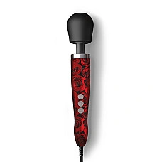 Вибромассажер DOXY Die Cast ROSE PATTERN, очень мощный, питание 220В, металлический корпус